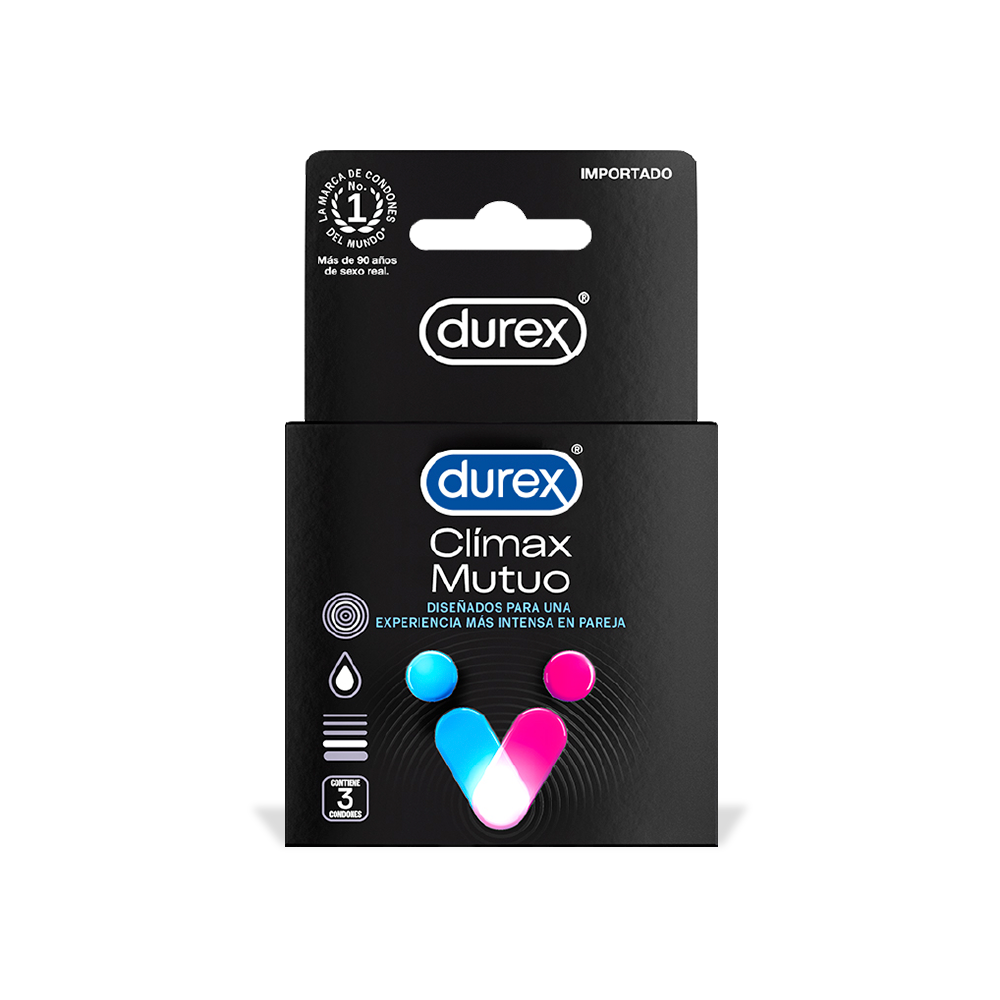 Durex® Climax Mutuo - 3 condones