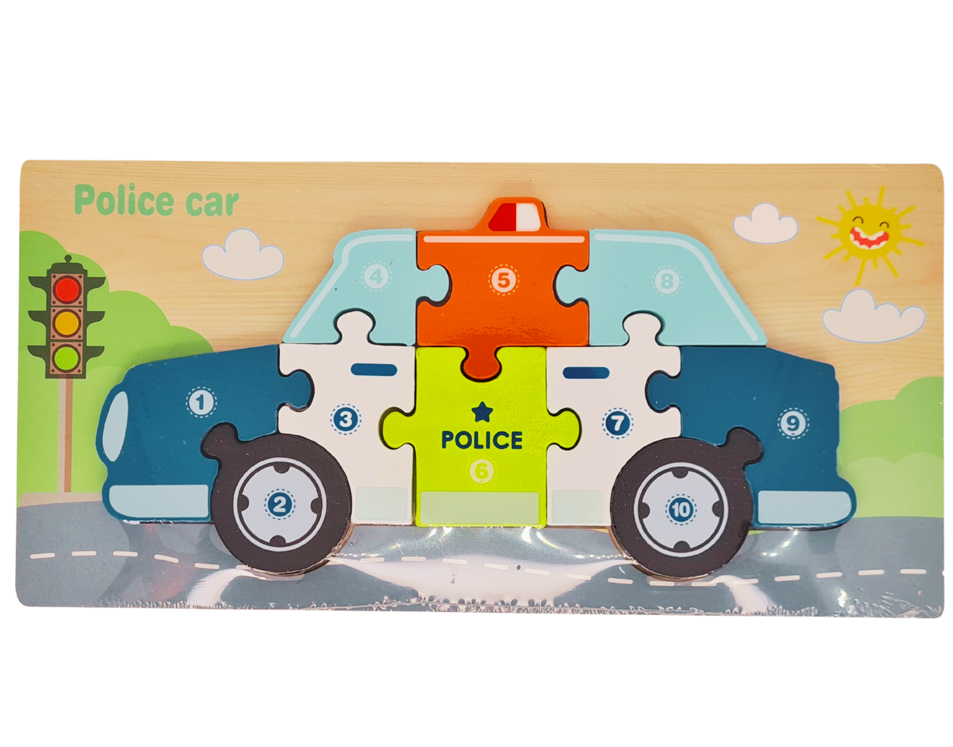 Mini Rompecabezas Police Car