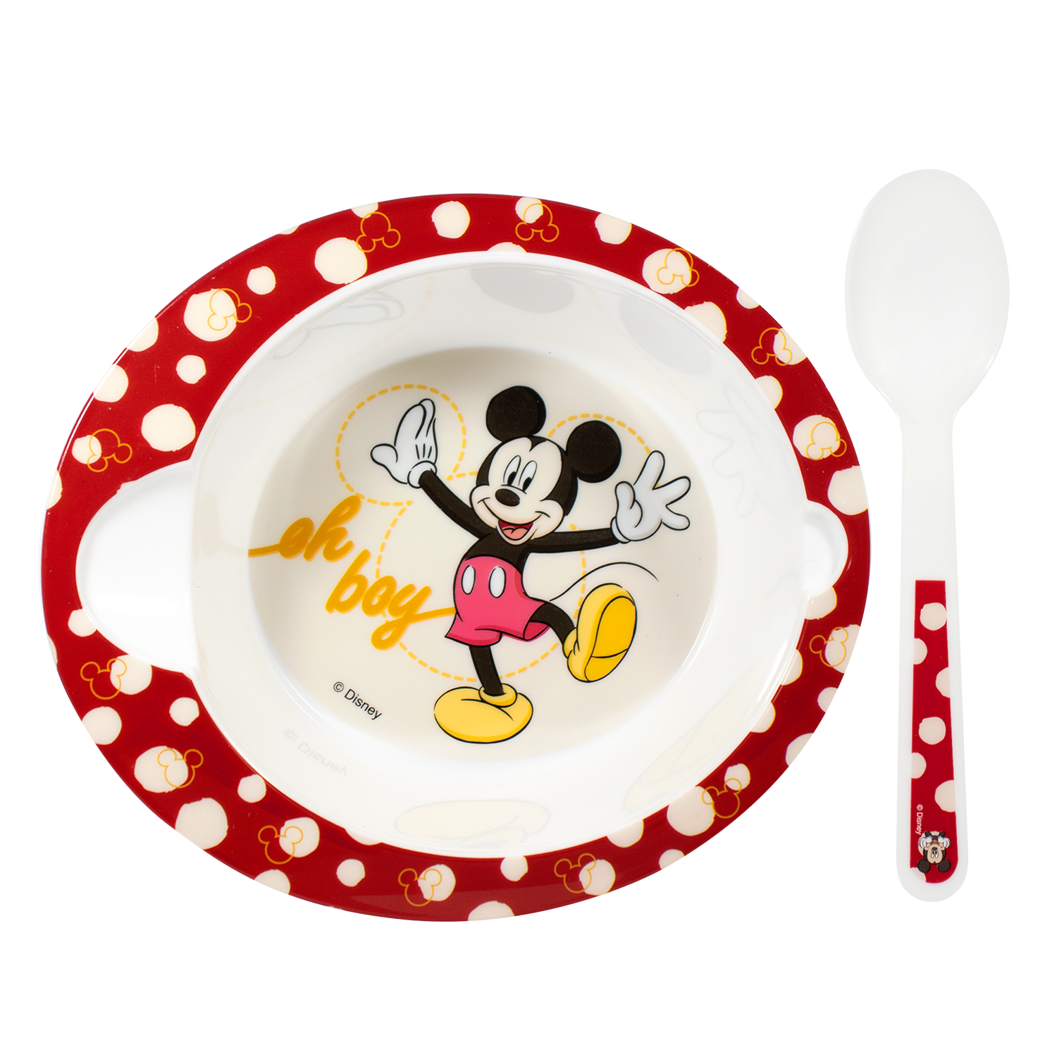 Set Mickey® Clásico plato y cuchara