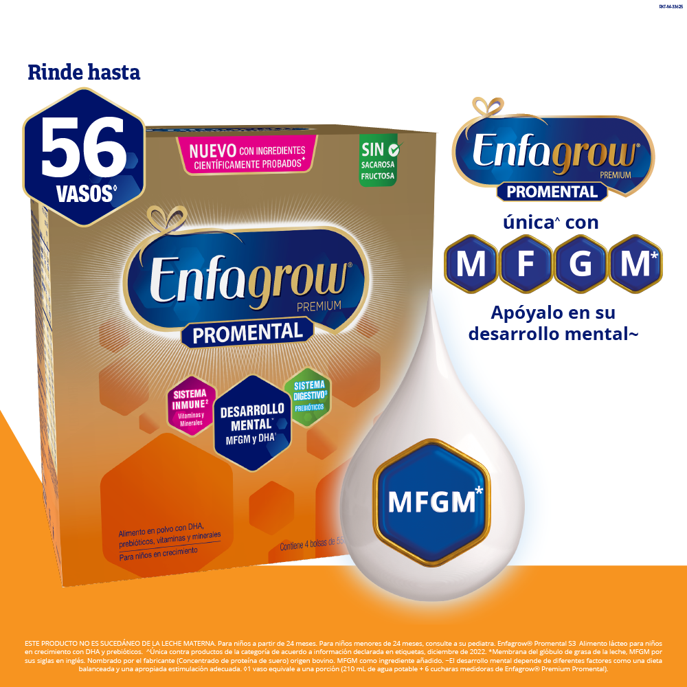 Enfagrow ® Promental Sabor Natural - Pack 4.4 Kg