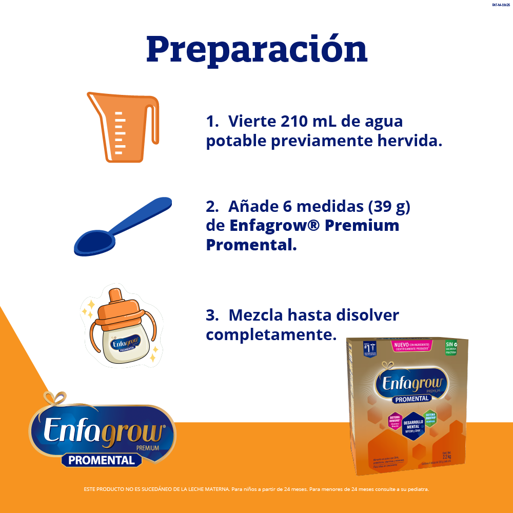 Enfagrow ® Promental Sabor Natural - Caja 2.2 Kg