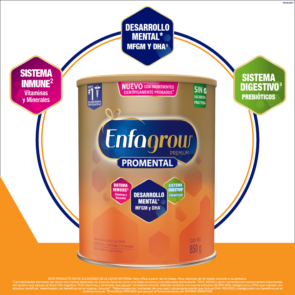 Enfagrow ® Promental Sabor Natural - Lata 850g