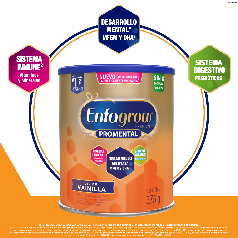 Enfagrow ® Promental Sabor Natural -  Lata 375  g