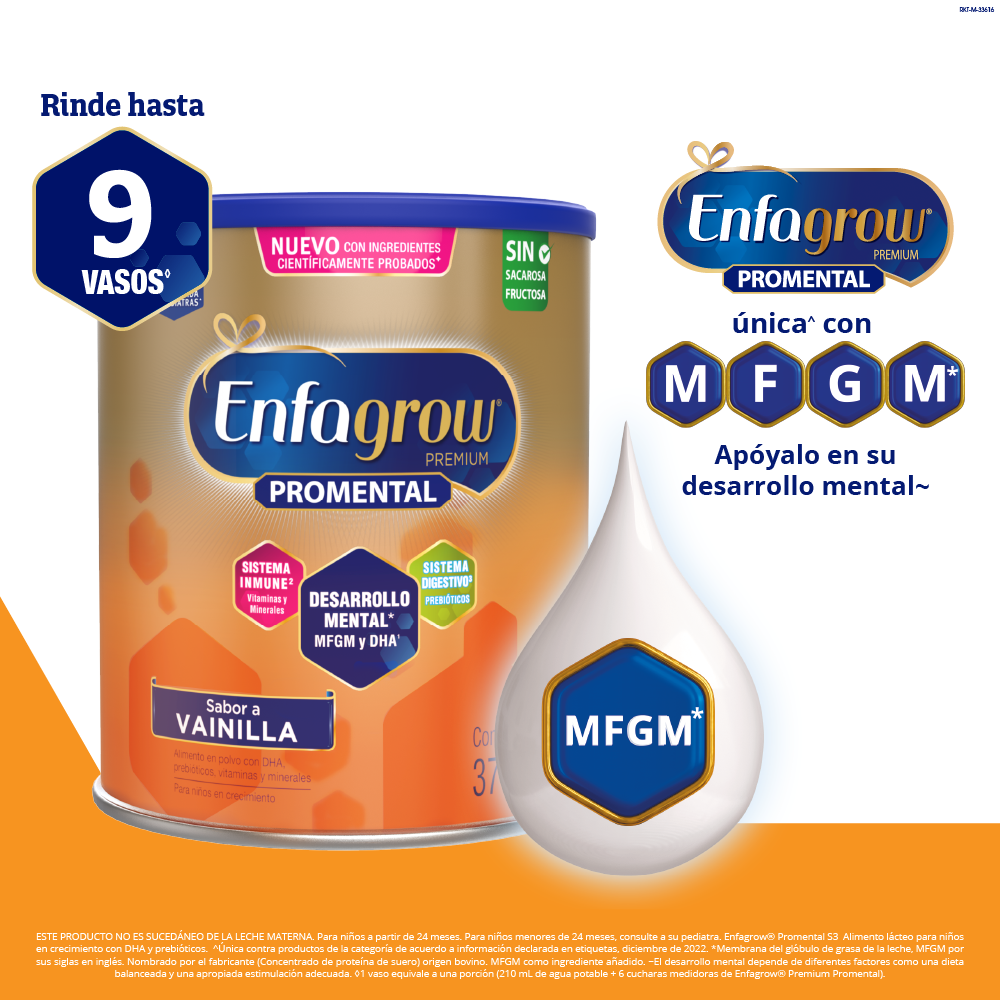 Enfagrow ® Promental Sabor Vainilla - Lata 375 g