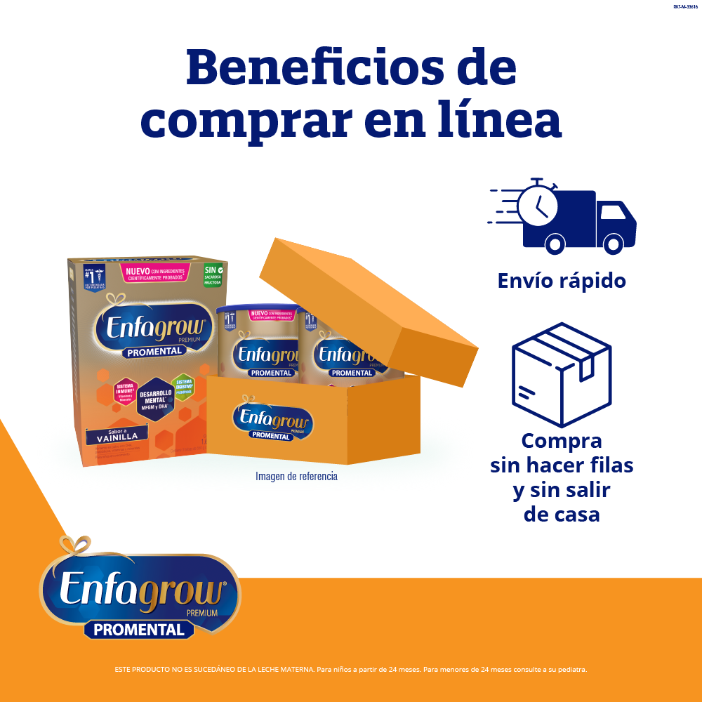 Enfagrow ® Promental Sabor Vainilla - Pack 3.4 Kg