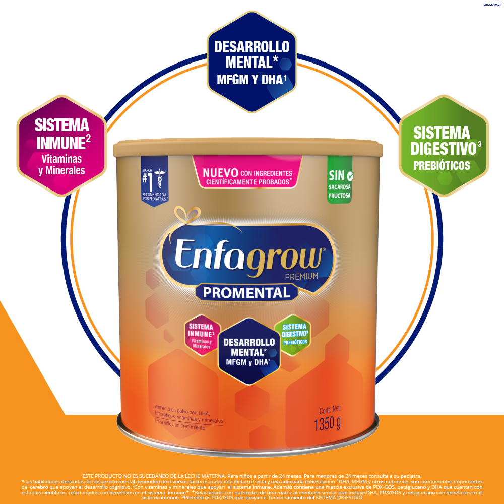 Enfagrow ® Promental Sabor Natural - Pack 2.7 Kg