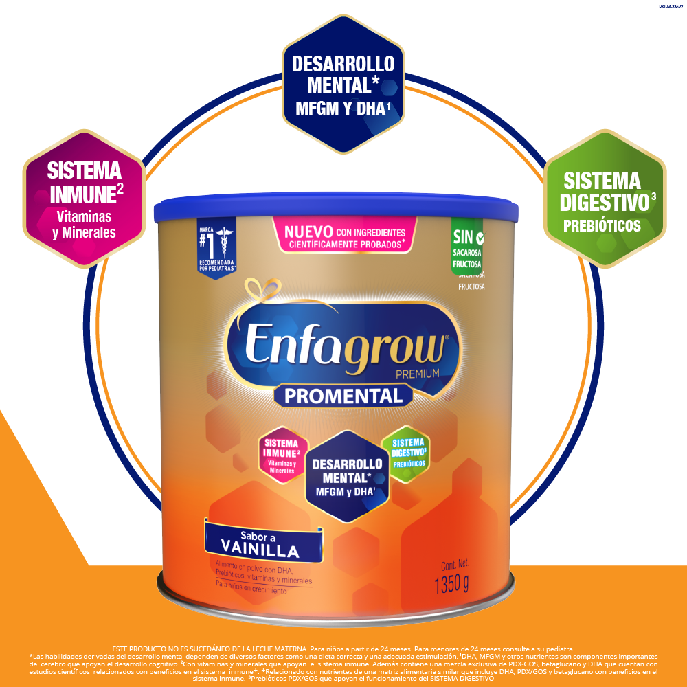 Enfagrow ® Promental Sabor Vainilla - Pack 2.7 Kg