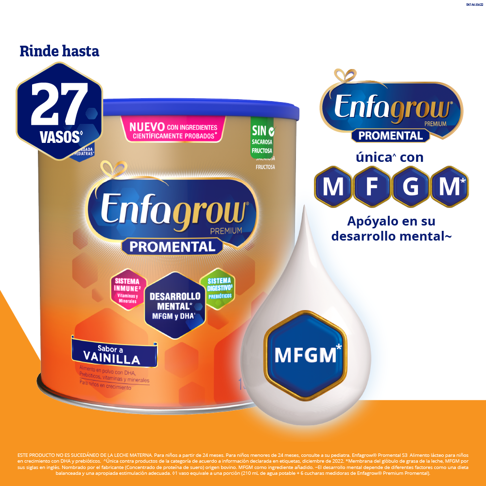 Enfagrow ® Promental Sabor Vainilla - Pack 2.7 Kg