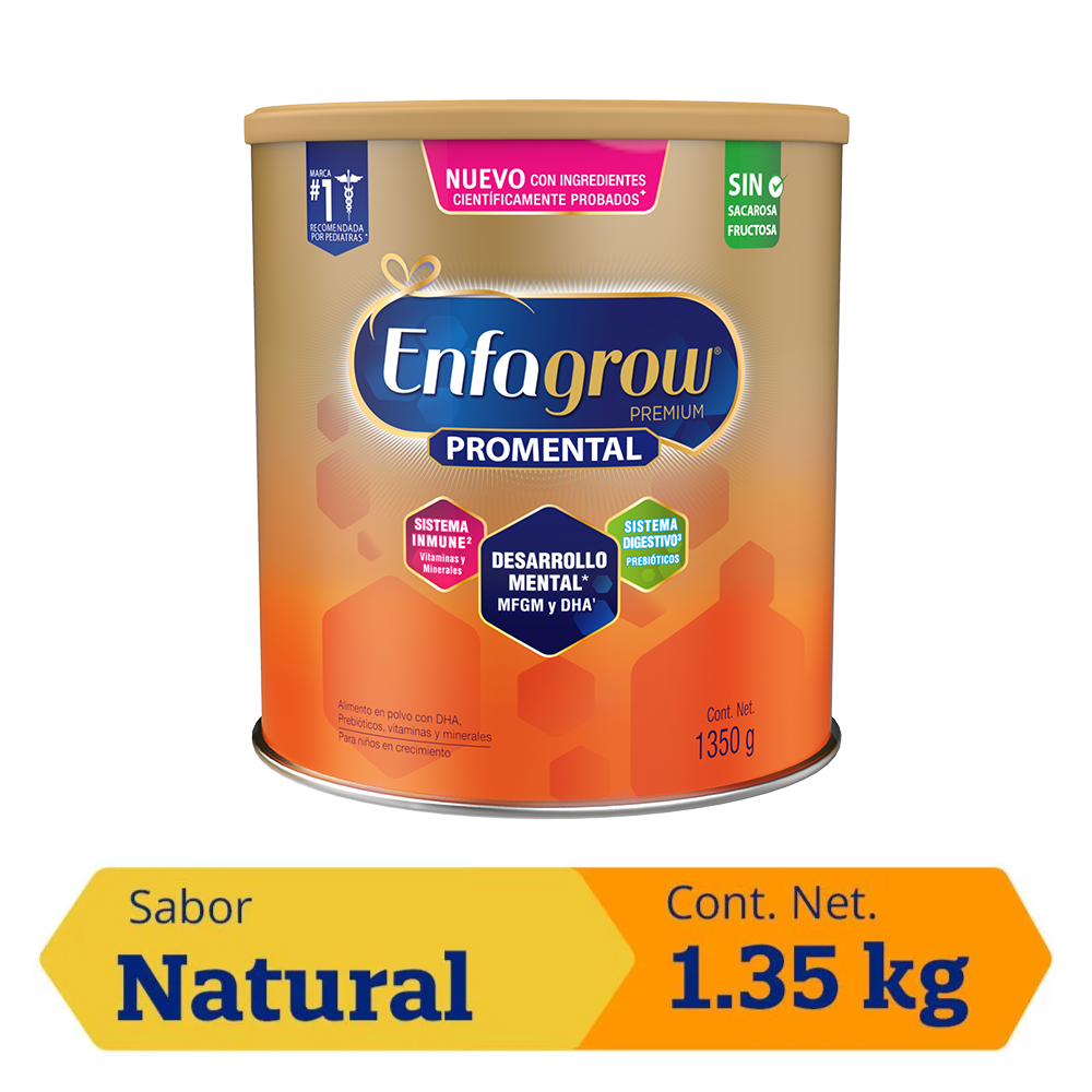 Enfagrow ® Promental Sabor Natural -  Lata 1.35 Kg