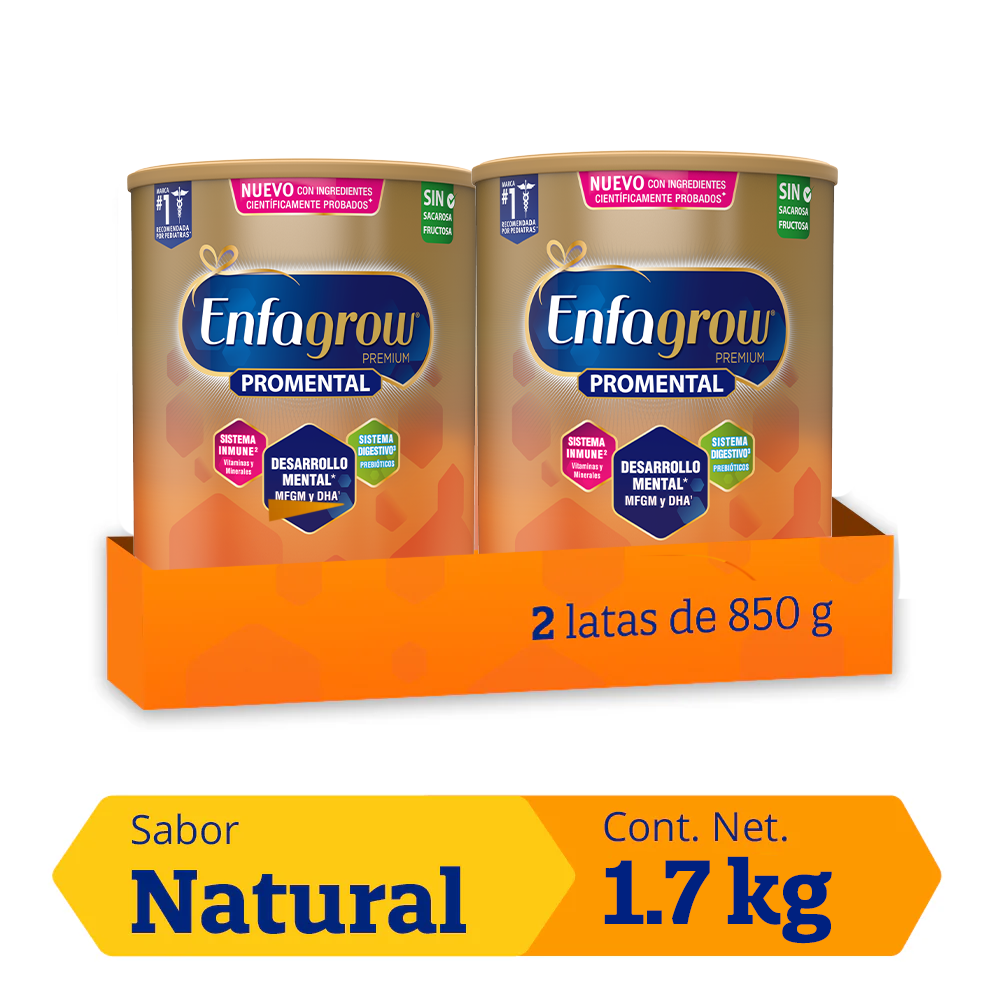 Enfagrow ® Promental Sabor Natural - Pack 1.7 Kg