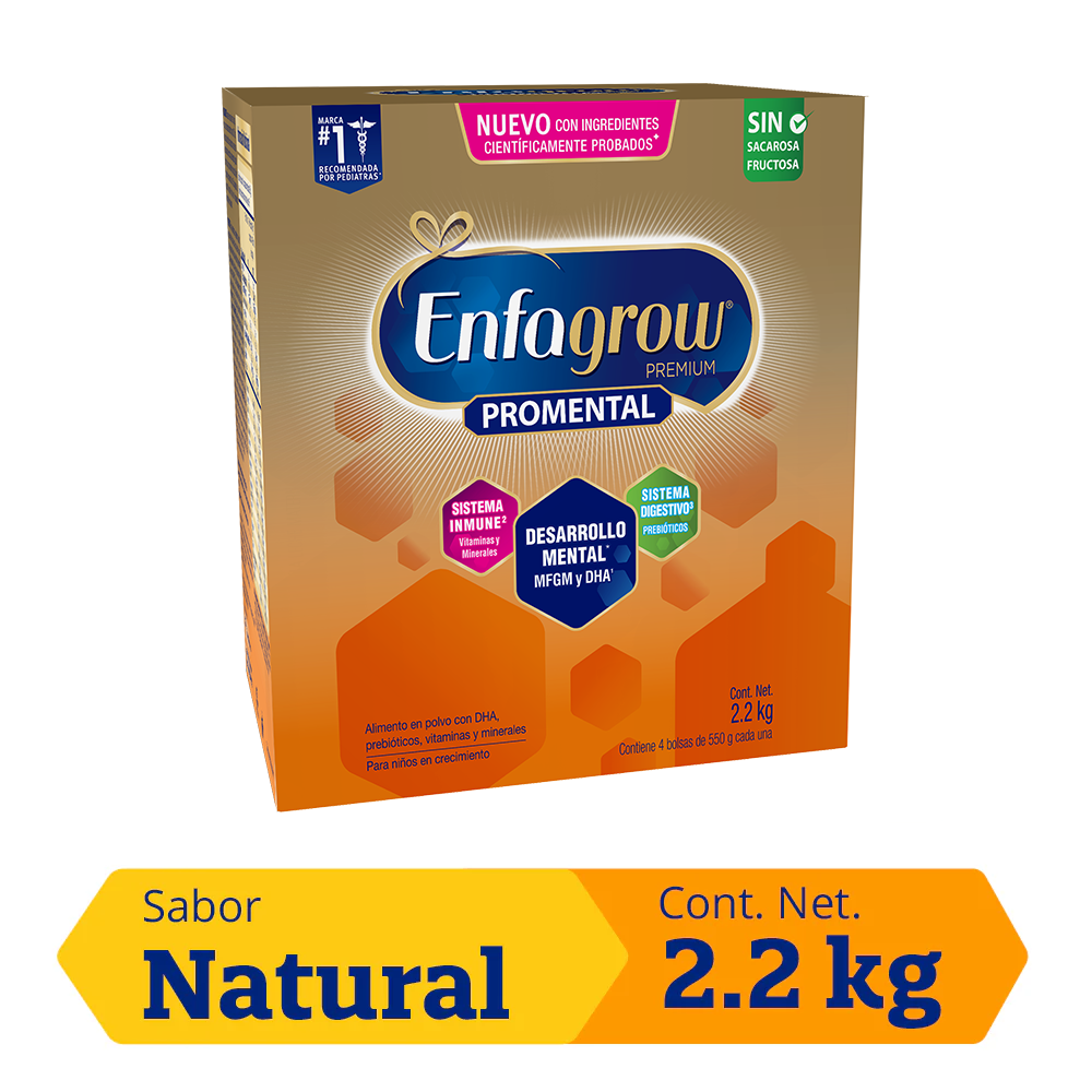 Enfagrow ® Promental Sabor Natural - Caja 2.2 Kg