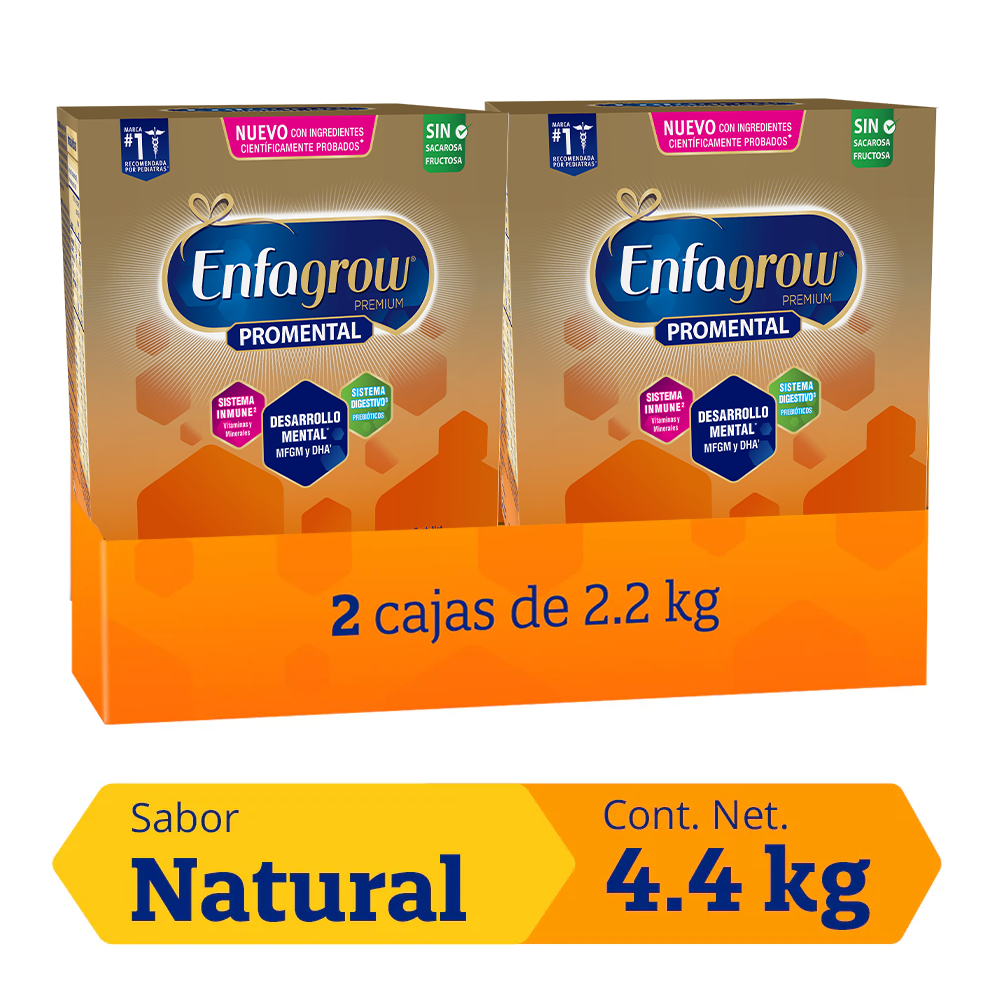 Enfagrow ® Promental Sabor Natural - Pack 4.4 Kg