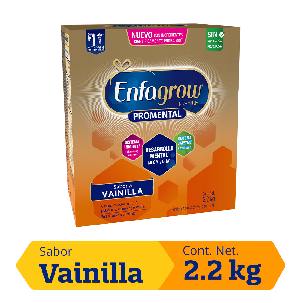 Enfagrow ® Promental Sabor Vainilla - Caja 2.2 Kg