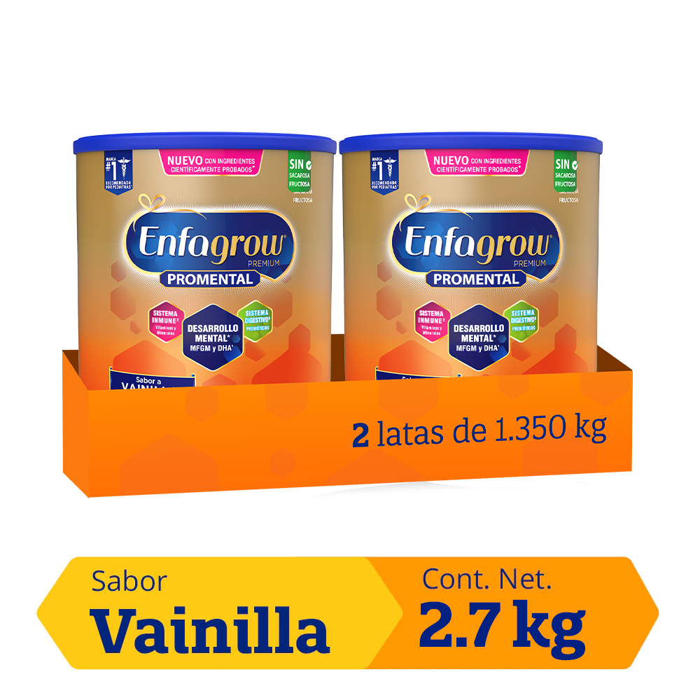 Enfagrow ® Promental Sabor Vainilla - Pack 2.7 Kg