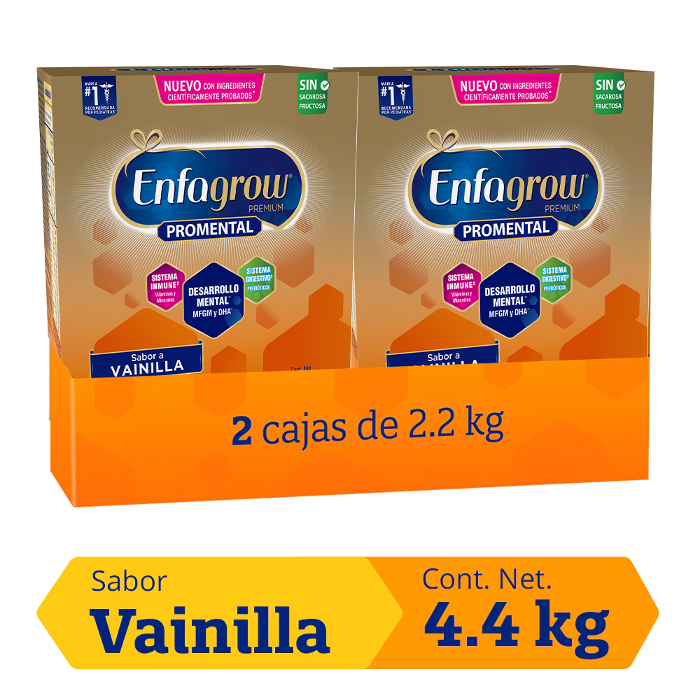 Enfagrow® Promental Sabor Vainilla - Pack 4.4 Kg