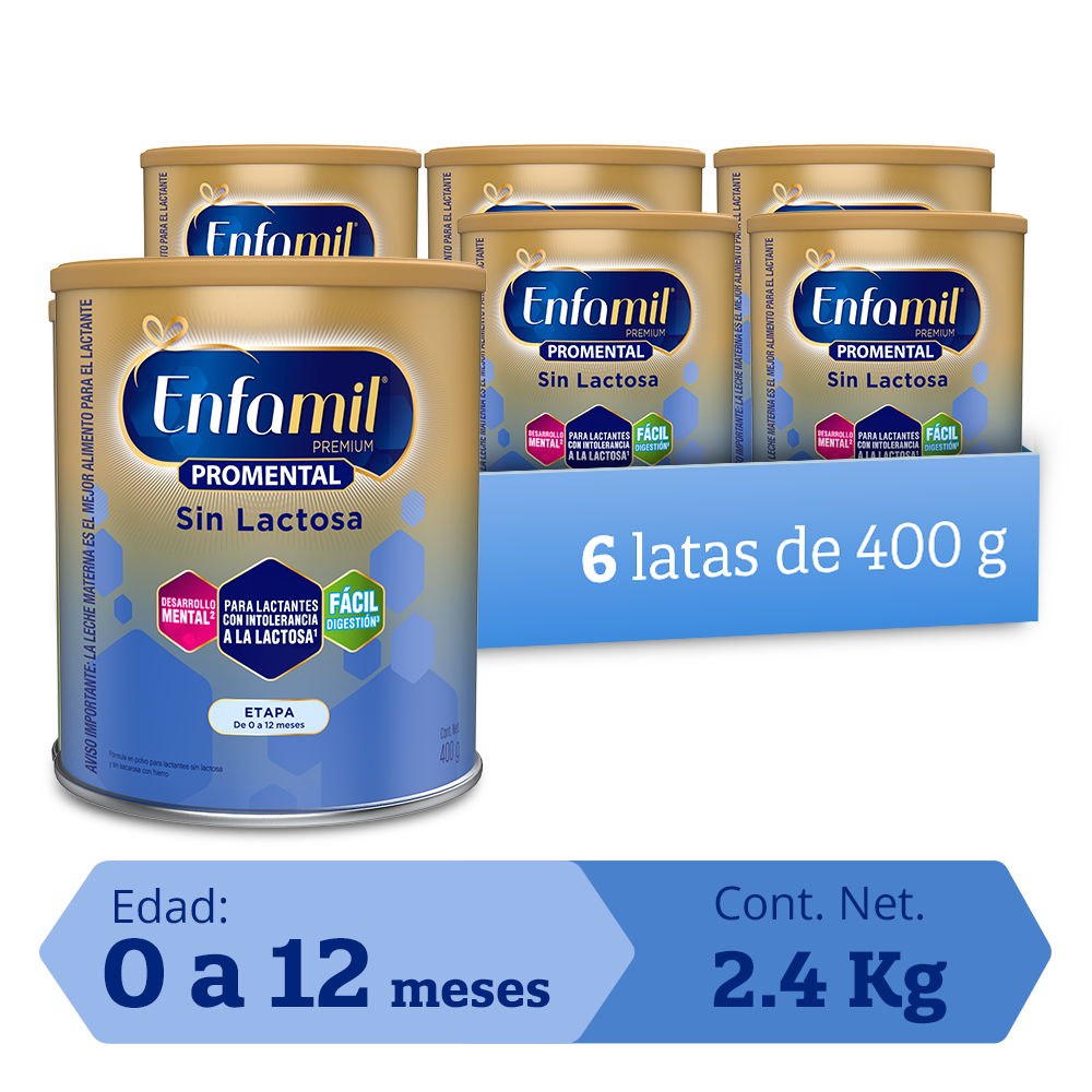 Enfamil® Premium Sin lactosa - Pack 2.4 kg
