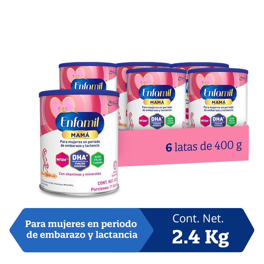 Pack Pañalera Enfamil ® Mamá - 6 Latas 400g