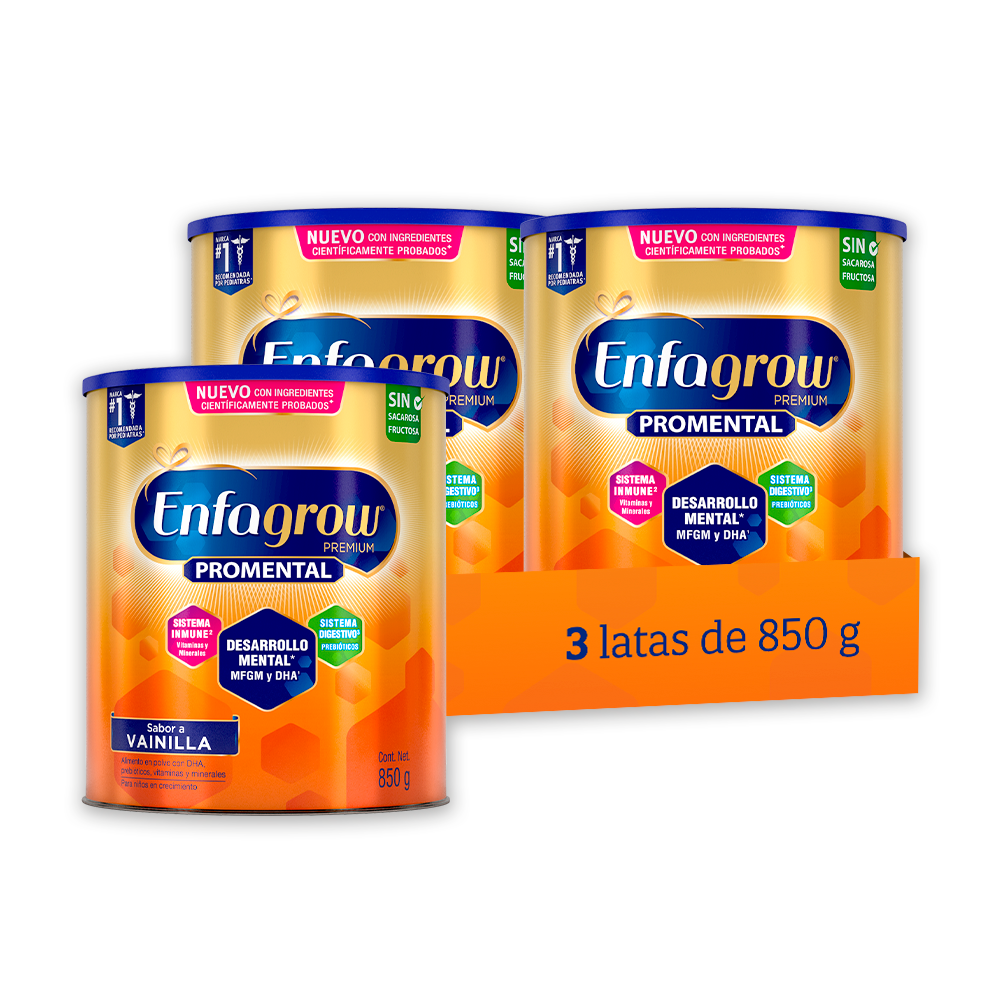 Enfagrow ® Promental Sabor Vainilla - Pack 2.55 Kg