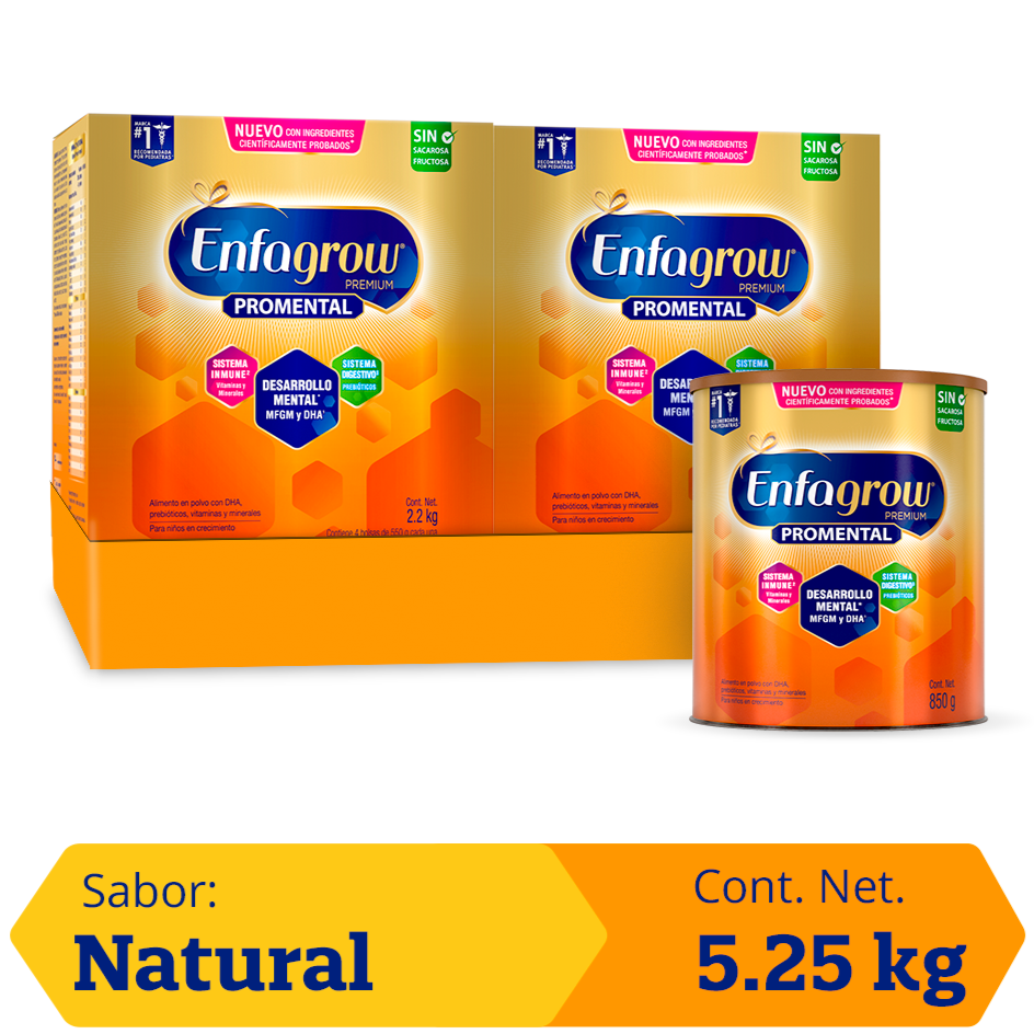 Enfagrow ® Promental Sabor Natural - Pack 5.25 Kg
