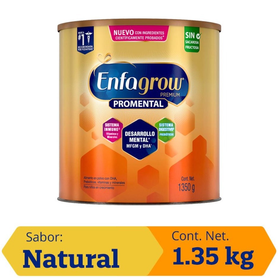 Enfagrow ® Promental Sabor Natural -  Lata 1.35 Kg
