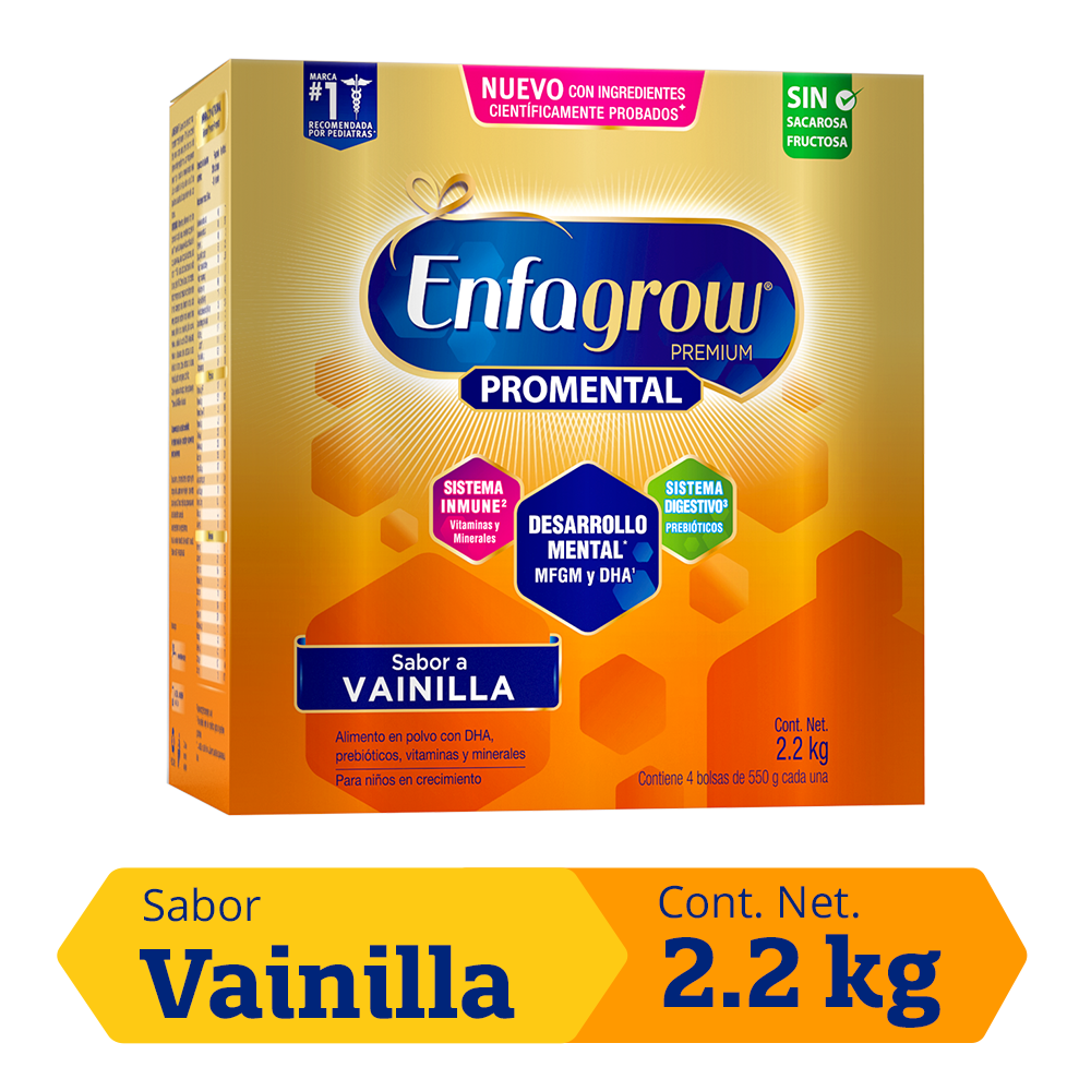 Enfagrow ® Promental Sabor Vainilla - Caja 2.2 Kg – Enfabebé Perú