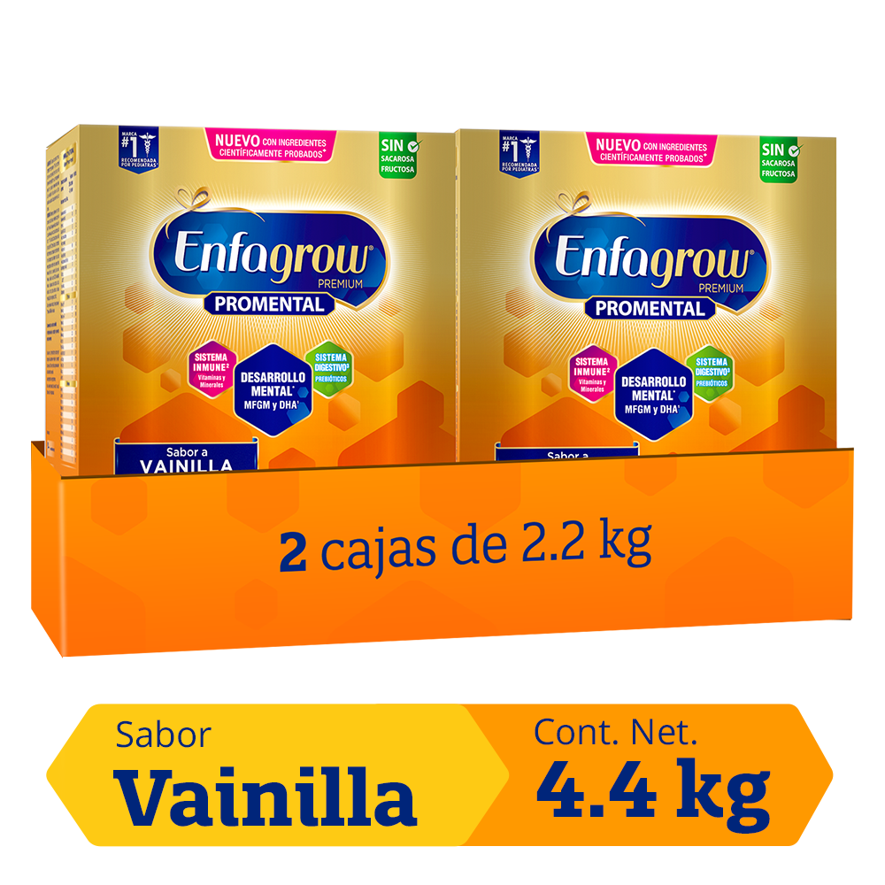 Enfagrow® Promental Sabor Vainilla - Pack 4.4 Kg