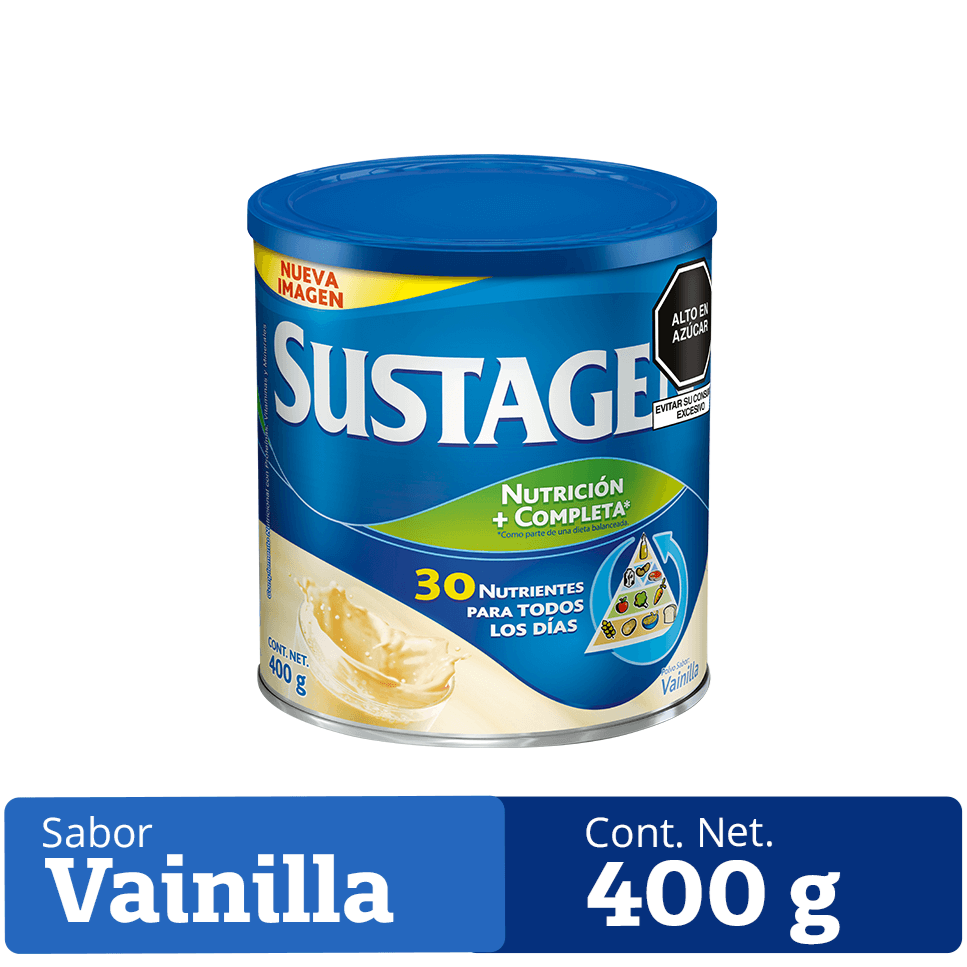 Sustagen® Nutrición + Completa - Lata 400g sabor vainilla