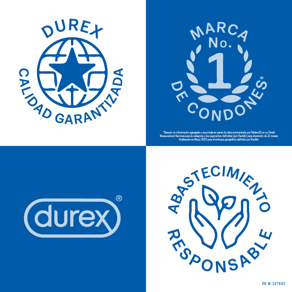 Durex® Clasico - Pack 12 condones