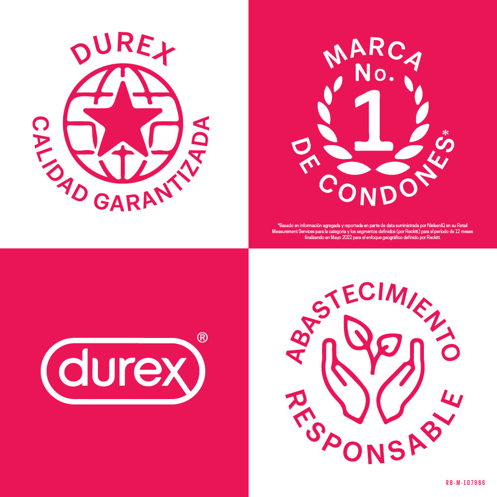 Durex® Máximo Placer - 3 condones